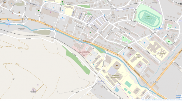 Übersicht von OpenStreetMap