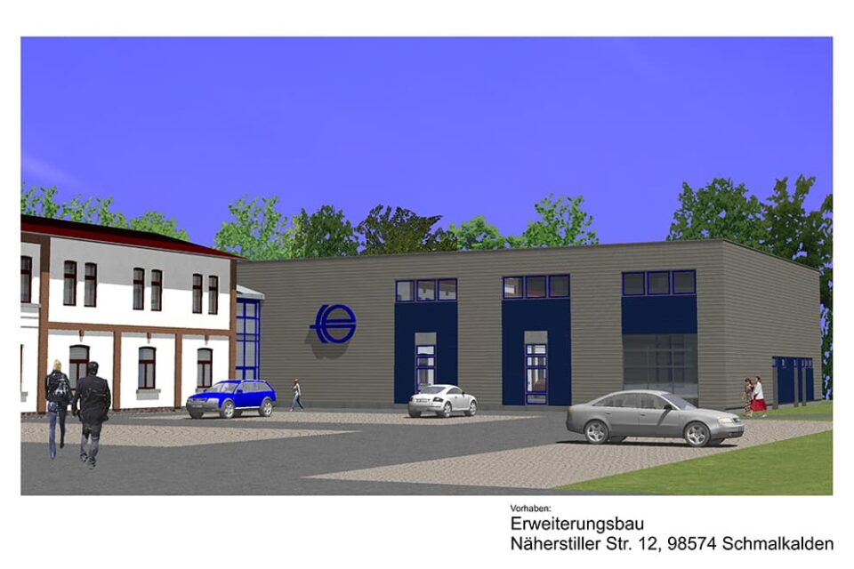 2020/21 Entwurfszeichnung Erweiterungsbau GFE